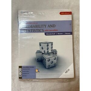 Introduction to Probability and Statistics 14th Ed Mendenhall Beaver Cengage NEW